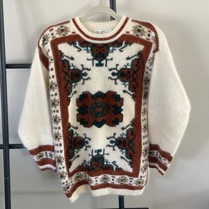 RAFAELLA- NWT Vintage Western Angora Blend sweater